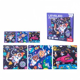 Magnet Puzzles for Kids Ages 4-6 3-5, Toddler Magnetic Puzzle Book, Portable Travel Toys for Car Road Trip Activities, Valentine Gift for Boys & Girls, Preschool Classroom Learning Games (Space)