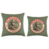 Remember Only You Vintage Smokey Bear Seal Retro Throw Pillow