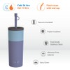 asobu Sippy Double Wall Stainless Steel Tumbler with Silicone Flexible