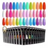 Saviland Set De Gel De Uñas De Polygel,20 Colores, Extension