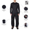 Arctic Quest Mens Insulated Water Resistant Ski Snow Bib Pants