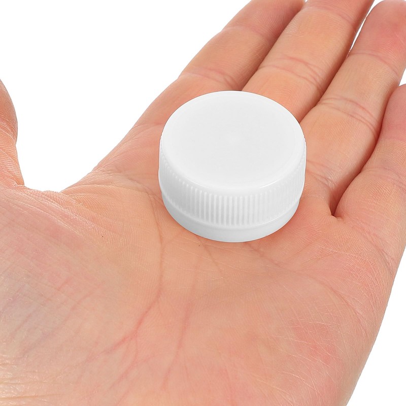 SUPVOX 100pcs Plastic Bottle Caps Crafts DIY Colorful Drink Bottle