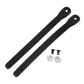 WEZCHUGHAOL 2 PCS Roller Skate Strap, Replacement Inline Roller Skate Shoes Energy Strap Buckles Suitable for Men Women Kids Outdoor Skating Parts (Black, 2 PCS)
