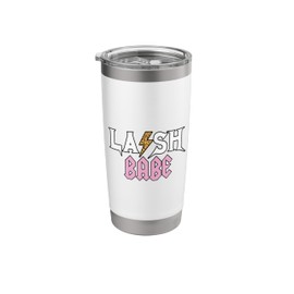 Lash Babe Lash Artist Eyelash Lash Tech Lash Stainless Steel Insulated Tumbler