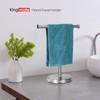 Kingmate Hand Towel Holder Stand, Towel Rack with Stainless Steel