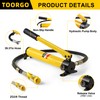 TOORGO CP-180 Hydraulic Hand Pump,Hand Operated Pump Manual Pump Hydraulic