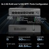 MokerLink 8 Port 2.5G Ethernet Switch with 2x10G SFP+ Slot,