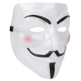 GUGELIVES Anonymous Guy Mask White