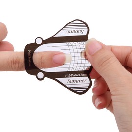 kingsie neirufo-mu Clear Nail Art Gel Acrylic Extension Practice Nail Salon Professional Beginner