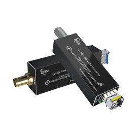 Ndarepoo Mini HD 1080P&30HZ SDI Fiber Extender HD-SDI Over Fiber Converter Broadcast Level SDI Video Optical Transceiver Single-Mode Single Fiber 20km