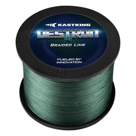 KastKing Destron Braided Fishing Line, Moss Green , 150 yds-8lb-0.13mm