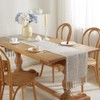 Aufondof Boho Table Runner Farmhouse Table Runner,13" x 90" Long