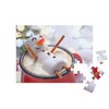 puzzleYOU: Marshmallow Snowman in Cocoa Puzzle 48 Pieces
