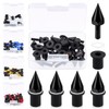 Swpeet 15Pcs Windshield Screws Aluminum Spike Motorcycle Windscreen Bolts Kit,
