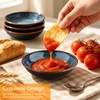 CQSYWQING 4 Inch Ceramic Dipping Sauce Dish Set - 4