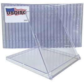USDISC Calendar Display Case Standard 10.4mm, Clear, Pack of 100