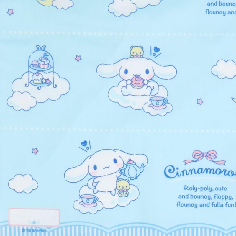 Sanrio 074047 Cinnamoroll Lunch Cloth, Set of 3