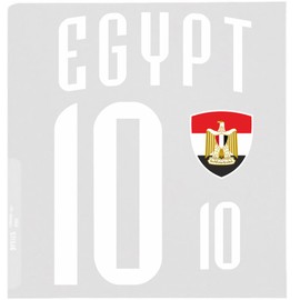 Egypt Iron-On Patch Coat of Arms Number 10 Transfer for Iron-On 4 Pieces Garments Iron or Heat Press T-Shirt Jersey Iron-On Motif - BR10 W