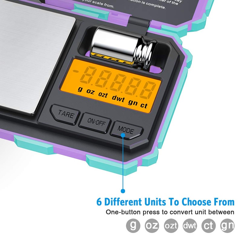 (Upgradaed) AMIR Digital Mini Scale, 200g /0.01g Pocket Scale, 50g