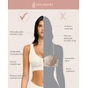 FeelinGirl Post Surgery Compression Bra for Women's Front Closure Bra