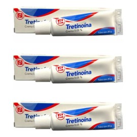 Tretinoína Crema 0.05% Elimina Manchas Acné Y Arrugas 3 Pack