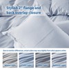 Nestl Ice Blue California King Duvet Cover Sets - Soft