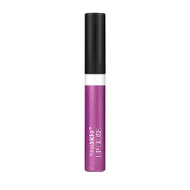 Brillo Labial Tono Berried Treasure| Gloss con Glitter Rosa Morado Hidratante, Acabado Brillante, Textura Suave, No Pegajoso, Labios con Volumen, Larga Duración, Vegano, Cruelty-Free Wet n Wild Lip Gloss MegaSlicks 548D