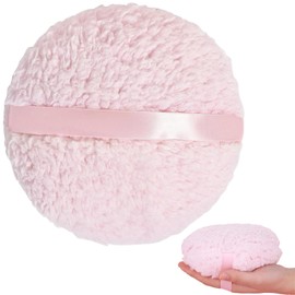 Wbgraceful "6'' Puff for Body - Body Powder Applicator - Oversized Dust Puff for Women - Extra Large Face Powder Puff"