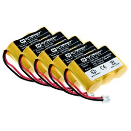 Synergy Digital Cordless Phone Batteries, Works with Vtech VT9161 Cordless Phone, Combo-Pack Includes: 5 x SDCP-H305 Batteries