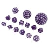 15pcs Polyhedral Dice Set 3 to 100 Sides Complete Polyhedral