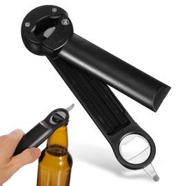 Ciieeo Jar Opener Bottle Opener Multifunctional Opener for Seniors Stainless Steel Can Opner for Weak Hands Kitchen Accessories