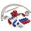 YESHMA EFI Fuel Pressure Regulator Kit 0-100psi with Gauge 6AN