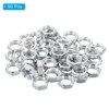 PATIKIL M14x1.0 Steel Hex Nuts, 50 Pack Metric Thread Zinc