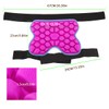 Butt Pads for Skating, 25 mm Thick Bum Protector for