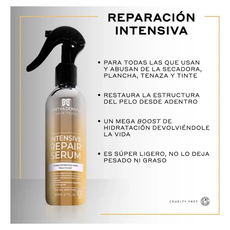 MARTHA DEBAYLE HAIR TECH Intensive Repair Serum Tratamiento Capilar. Suero