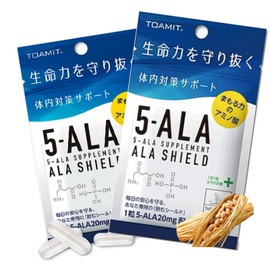 TOAMIT Toa Sangyo 5-ALA Supplement, 30 Tablets, Made in Japan (2 Months)