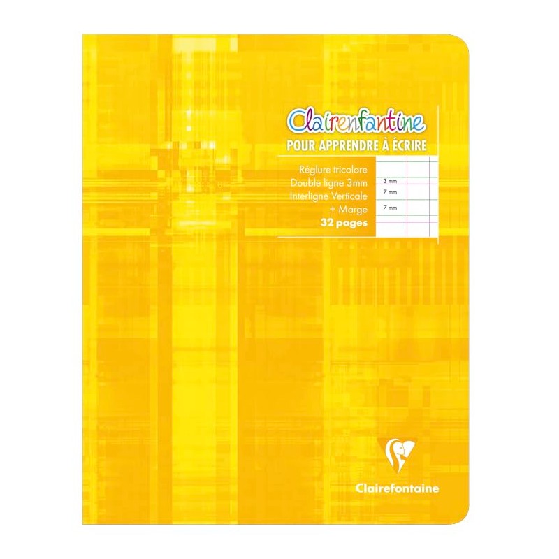 Clairefontaine 3794AMZC Set of 6 Stapled Writing Notebooks - 17x22