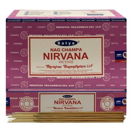 Nirvana Incense Sticks and Incense Stick Holder Bundle Insence Satya Incense