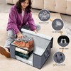 Fab totes Storage Bags,Clothes Blanket Storage Bins Foldable Closet Organizers