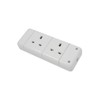 Mercury 2 Gang Trailing Socket, White