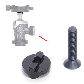 iShoot Tripod Head Clamp Adapter Converter for ARCA-Swiss Fit Clamp Use to Gitzo 82TQD 82QD Ball Head, Manfrotto MH490 492 494 496 498, MH054 055 057 Series, MHXPRO Series Tripod Head