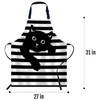 Smooffly Funny Cat Apron Chefs Apron, Cooking and Baking Apron