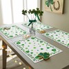 St. Patrick's Day Placemats Set of 6 Green Shamrock Table