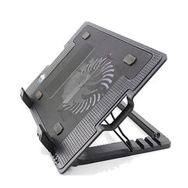 [Your Laptop From Overheating Protection.] Laptop PC Cooling Stand Cooler Stand 4 Level Angle Adjustable, Whisper Quiet, Large, Fan 2 USB Ports with [Holds Up to 17 Size Laptop] ZS – sr0001