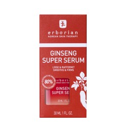 Erborian Ginseng Super Serum - Replenishing Anti-Wrinkle Serum - Korean Face Care Against Fatigue with Ginseng Complex - Smooths and Tightens for Silky Soft Skin - 30 ml