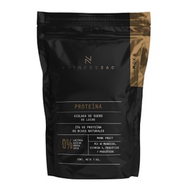 Proteína Aislada de Suero (Whey Isolate) Nfitness 360 | 25 g de Proteína y 6 g de BCAA's por porción | Con Probióticos, Vitamina D y Magnesio | Sin Soya ni Azúcar | 1 Kg (30 tomas)