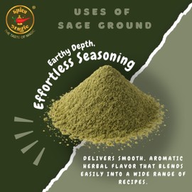 Spice Magic Sage Ground 4 oz | Bold & Scented Seasoning for Everyday Dishes | Deep, Earth-Infused Flavor.