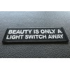 Ivamis Beauty is Only a Light Switch Away Patch- 4x1.5