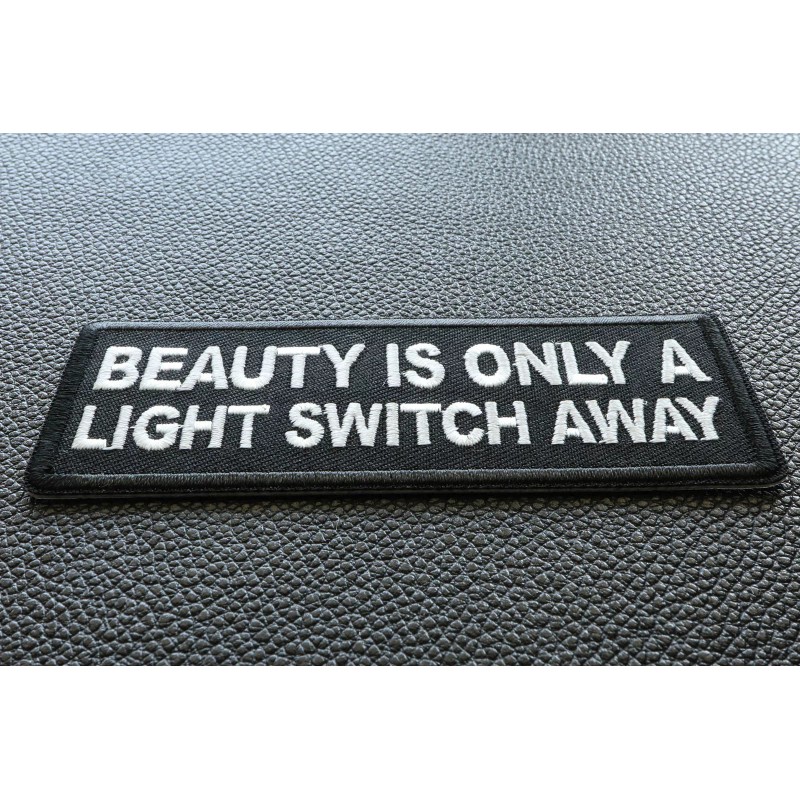 Ivamis Beauty is Only a Light Switch Away Patch- 4x1.5