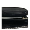 COACH Signature Zip Long Wallet, Strap Included, Coated Canvas, Black